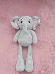 Crochet Elephant Toy 1000698