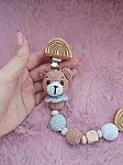 Teddy Pacifier Clip 1000727